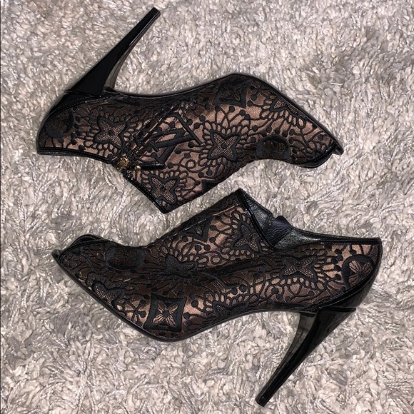 COPY - Ankle booties with open toe - Picture 6 of 8